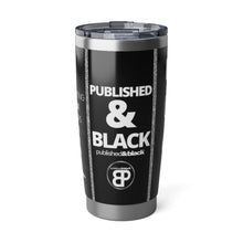 Load image into Gallery viewer, Published & Black 20oz Tumbler