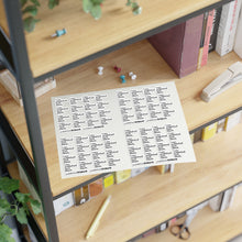 Load image into Gallery viewer, Published + Black Sticker Sheets
