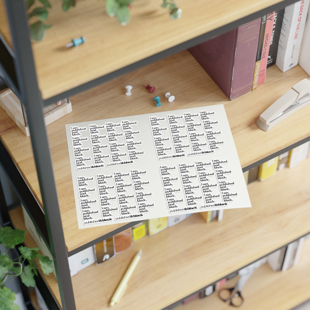 Published + Black Sticker Sheets