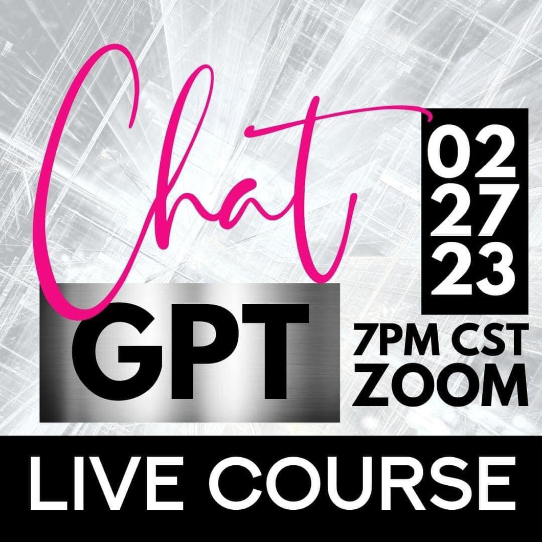Chat GPT Training Course